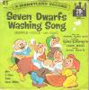 disque film blanche neige et les sept nains seven dwarfs washing song bluddle uddle um dum